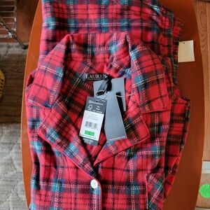 Lauren Red Plaid Pajama Set